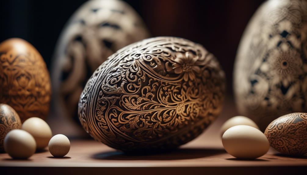 artistry in emu egg carving