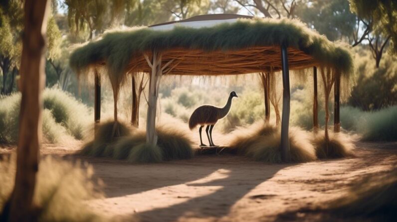 creating an ideal emu habitat
