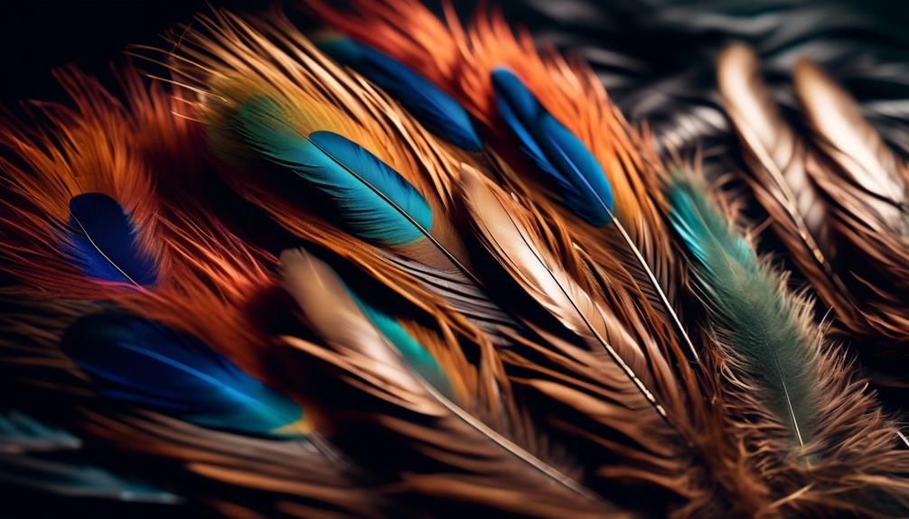 emu feather crafts variety