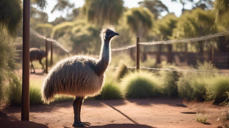 emu friendly fencing and enclosures