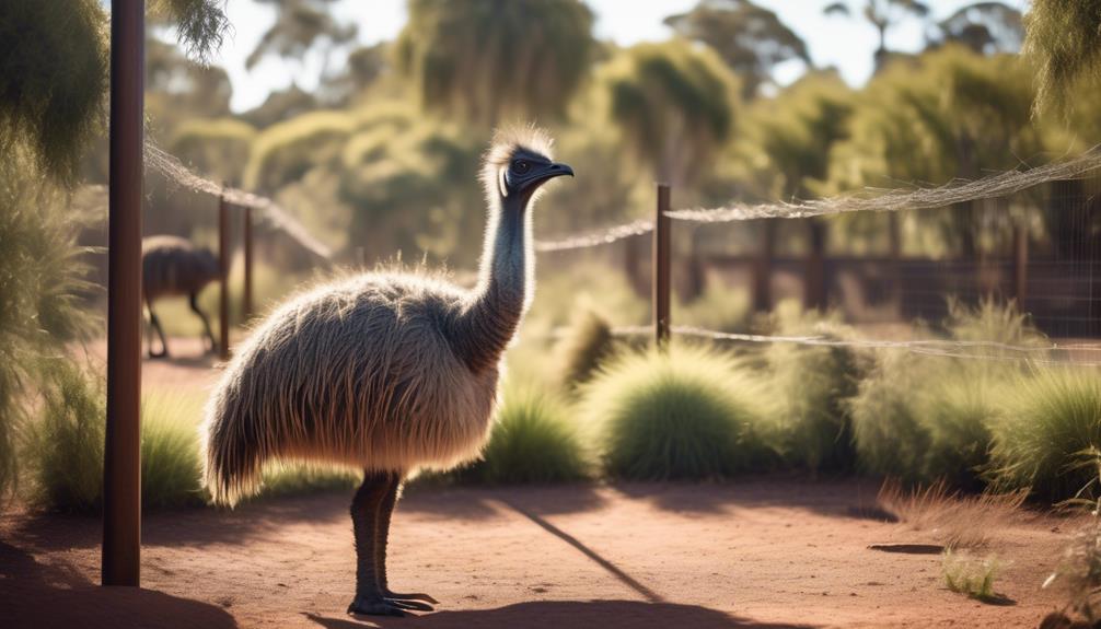 emu friendly fencing and enclosures