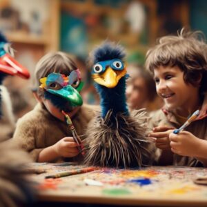 emu inspired fun for children