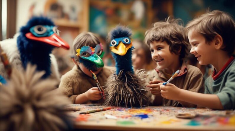 emu inspired fun for children
