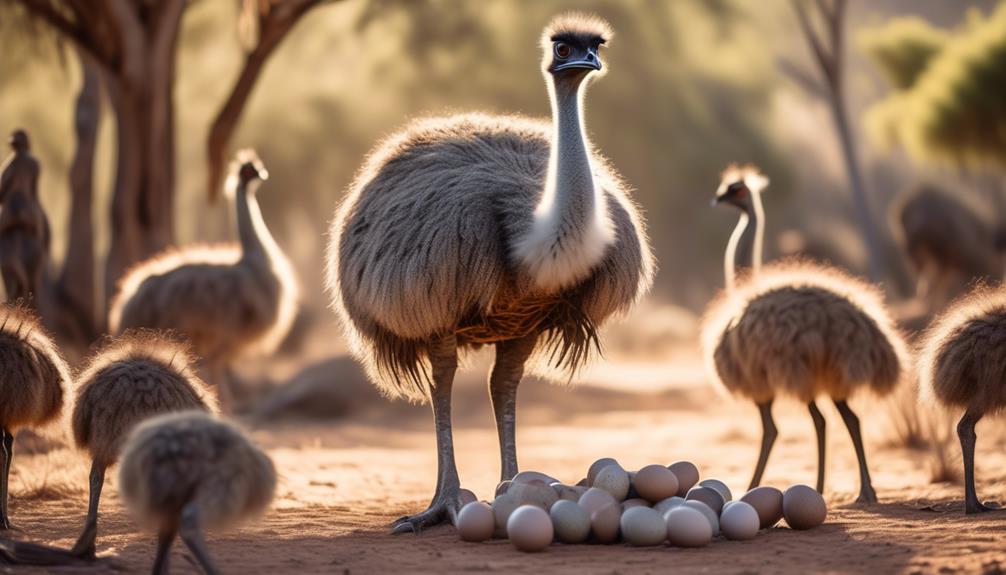 emu reproduction and predation