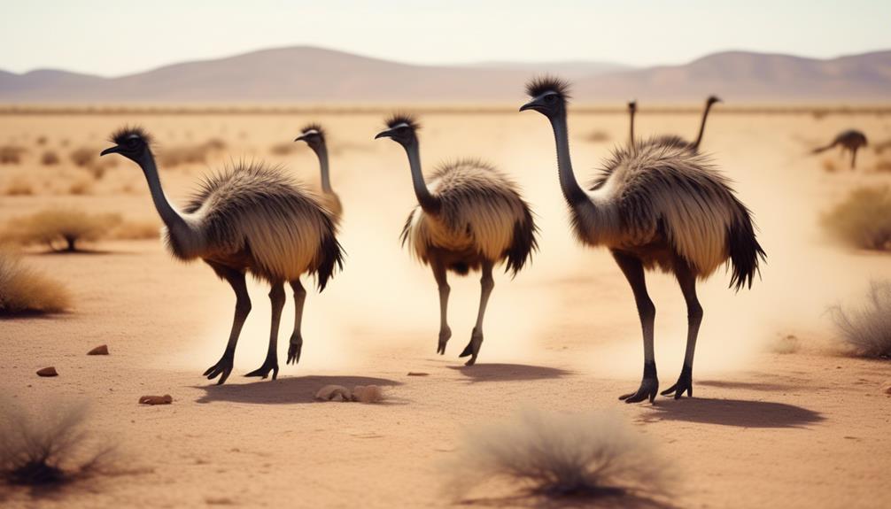 emu s drought survival strategies