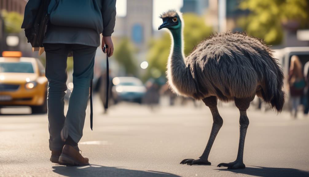 emus aiding individuals with disabilities