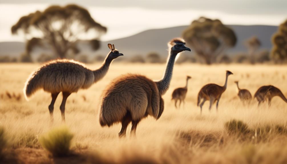emus and herbivore interactions