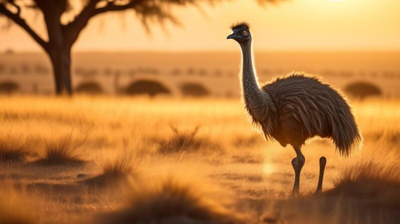 emus and wildlife photography