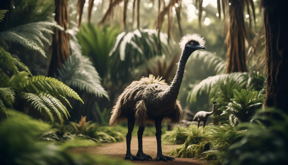emus coexisted with dinosaurs