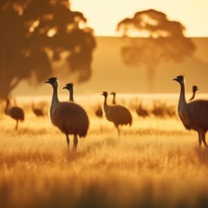 emus in australian farming