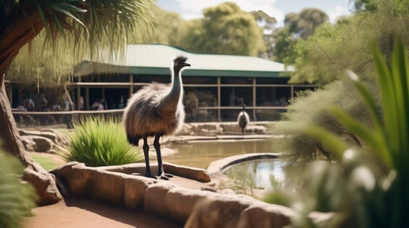 emus in captive environments