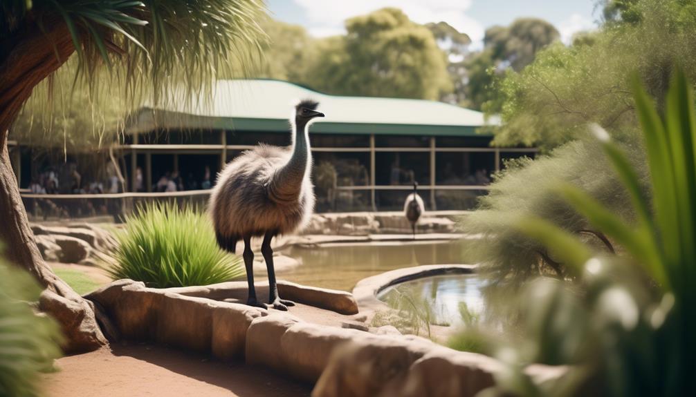 emus in captive environments