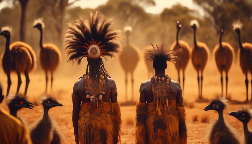 emus in indigenous australian culture