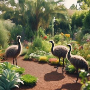 emus in permaculture design