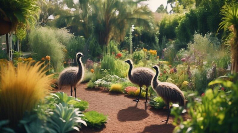 emus in permaculture design