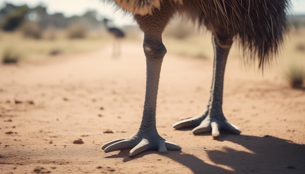 emus two toed not three