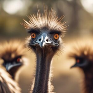 examining the emu s body