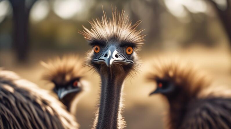 examining the emu s body