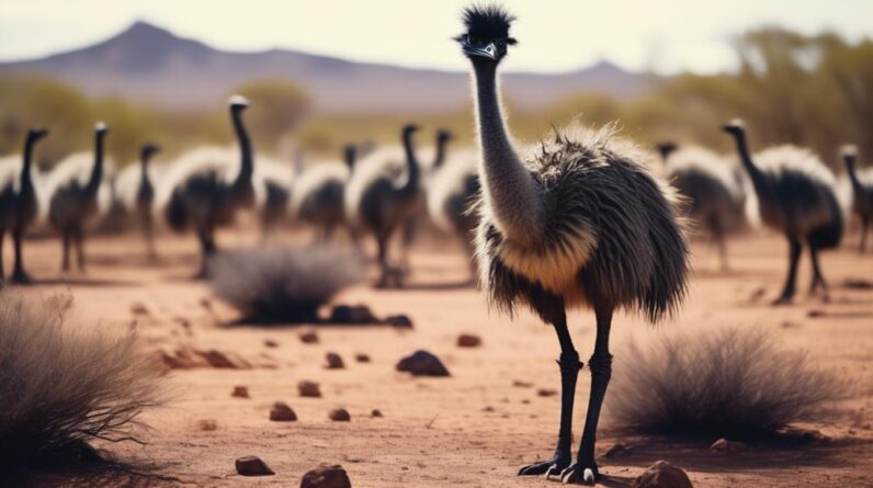 human influence on emu