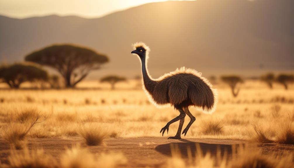 protecting emus in nature