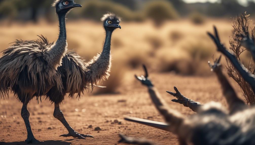 revealing emu hunting strategies