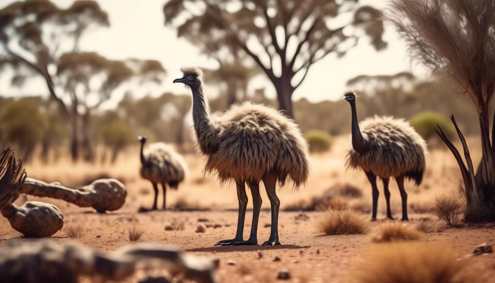 unique emu evolution in australia