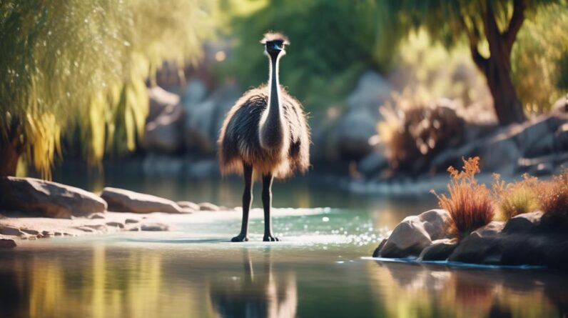 water is vital for emus