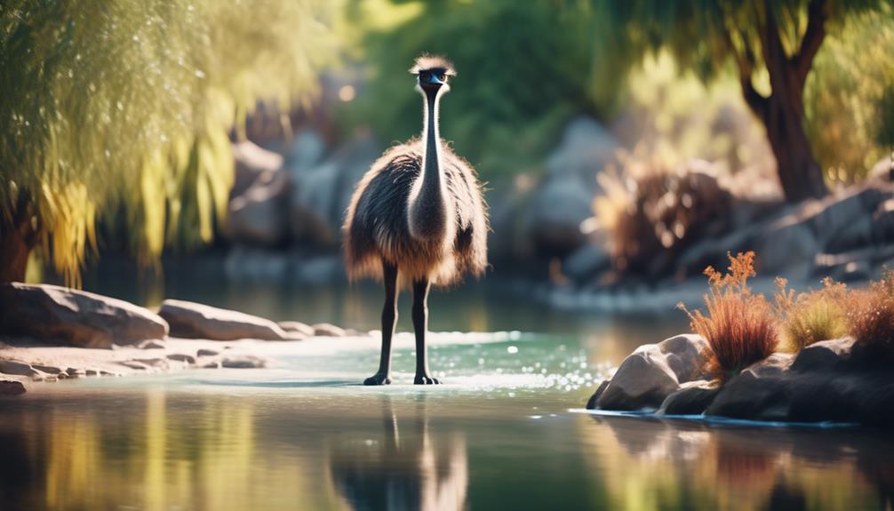 water is vital for emus