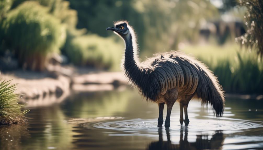 water s importance in emu digestion