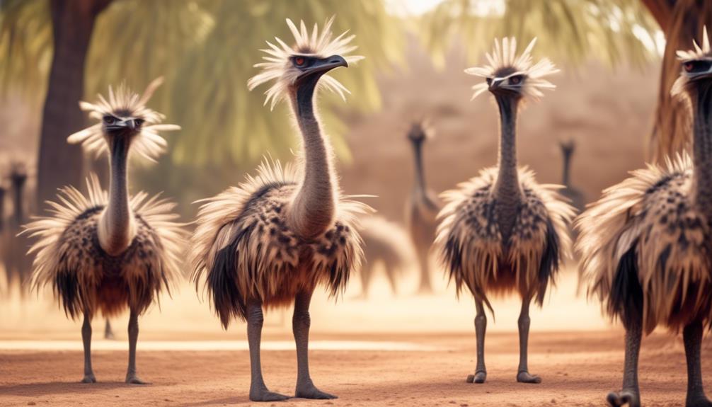 ancient emu breeding habits