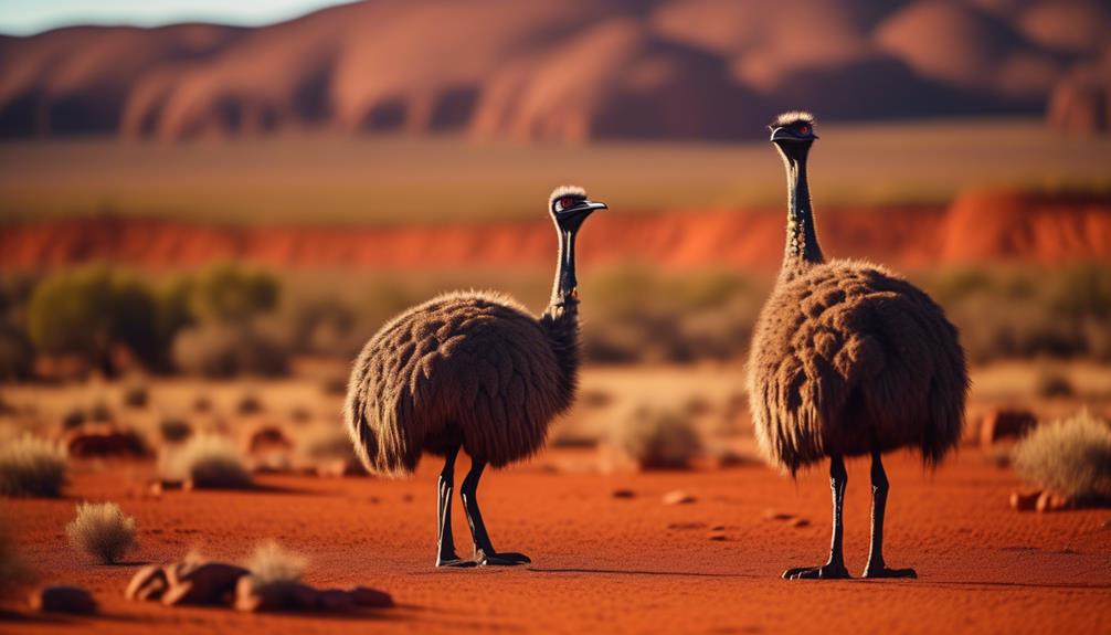 australian outback emu sanctuary