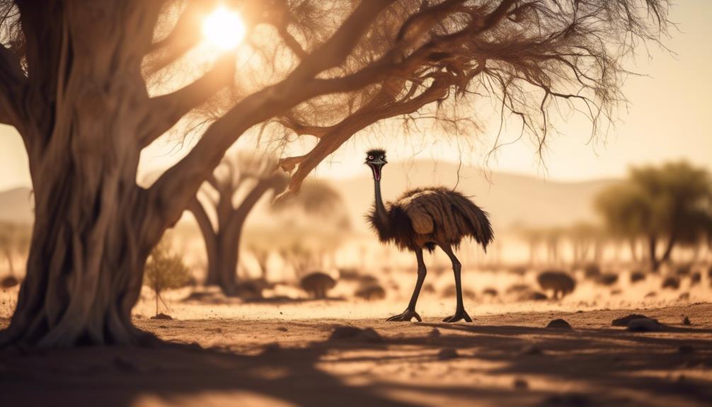 climate change threatens emu