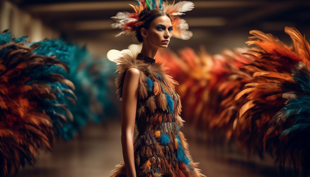 embracing feathered fashion trends