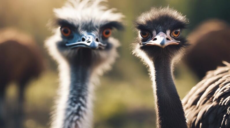 emu and ostrich comparison