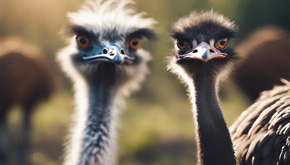 emu and ostrich comparison