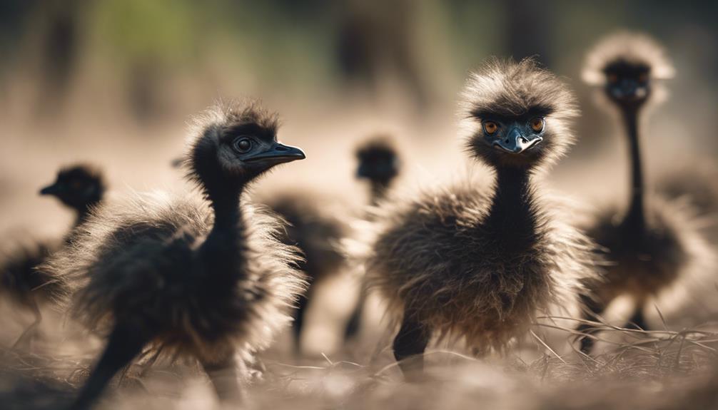 emu chicks development stages