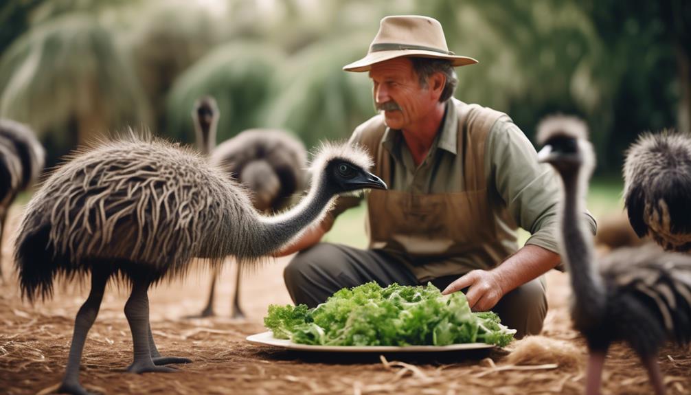 emu dietary needs and guidelines