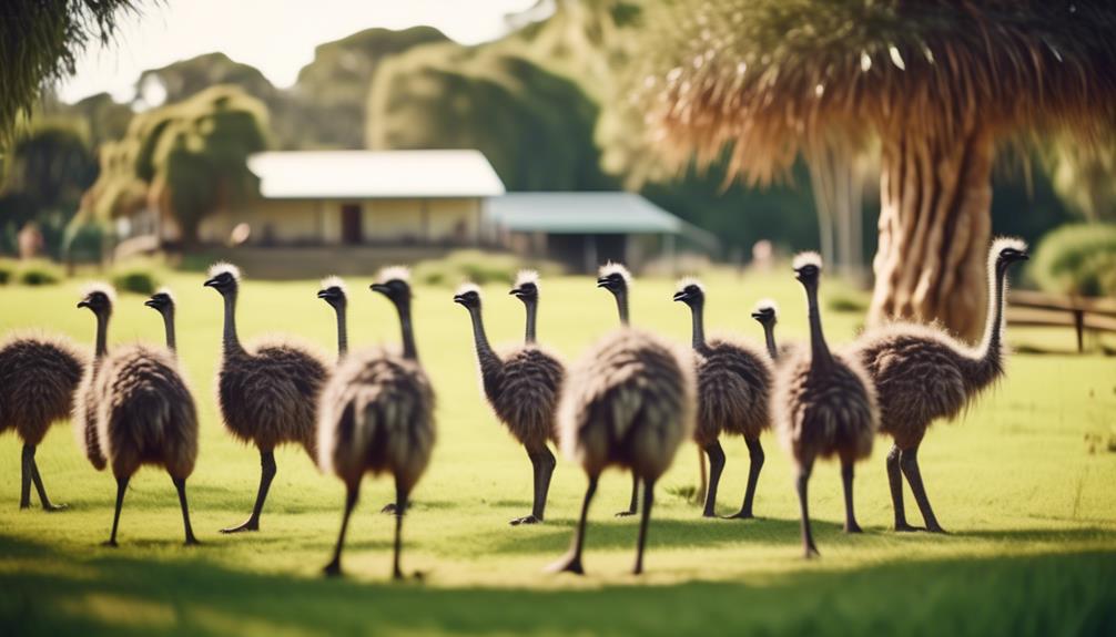 emu farm tours thriving