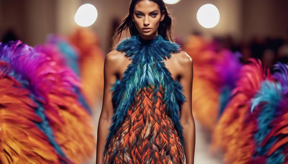 emu feather fashion statement