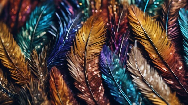 emu feathers for art