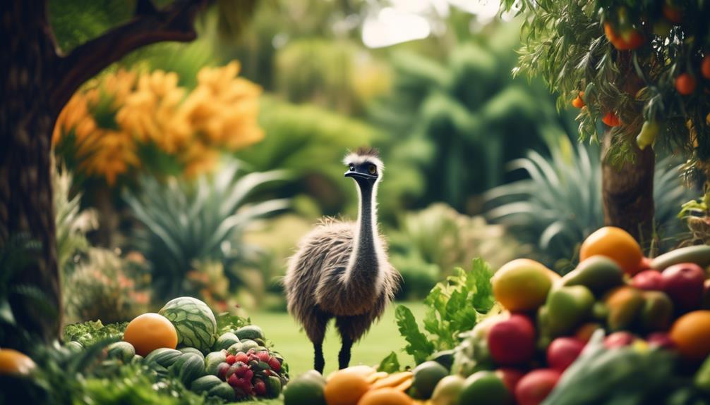 emu feeding habits