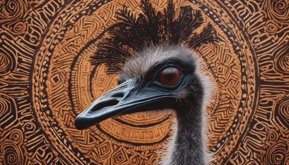 emu symbolism in art