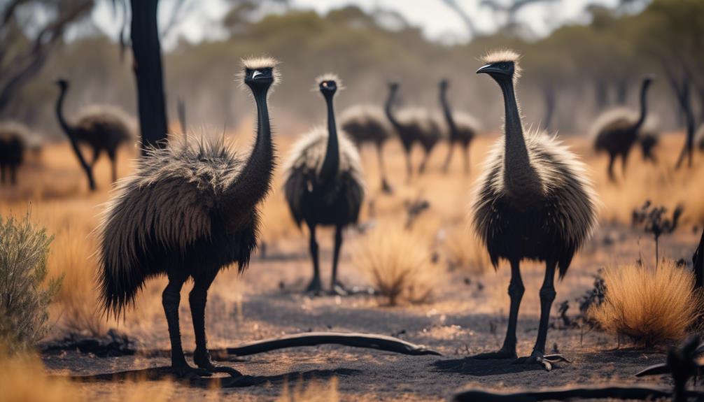 emus aiding fire recovery