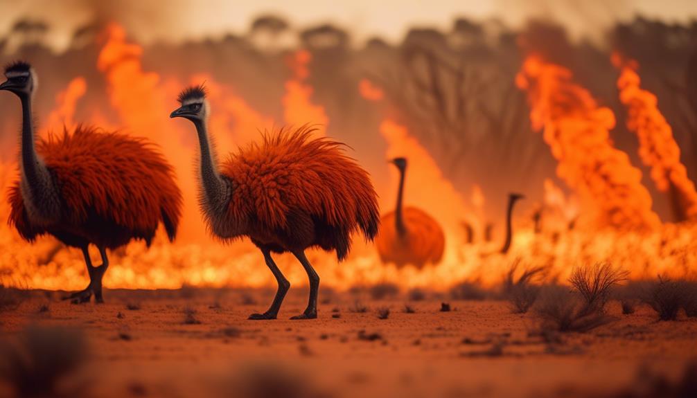 emus and fire ecology