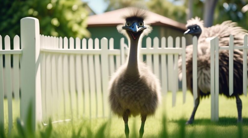 emus as household companions