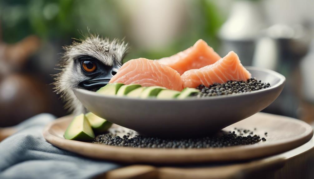 emus benefit from healthy fats