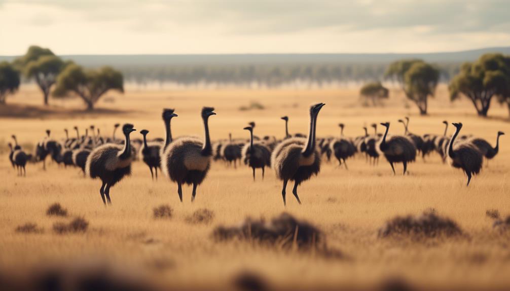 emus carbon capturing australian birds