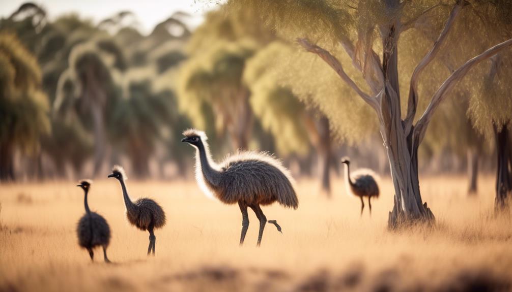 emus ecosystem shaping avian predators