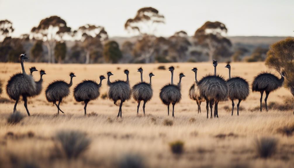 emus in australian ecosystems