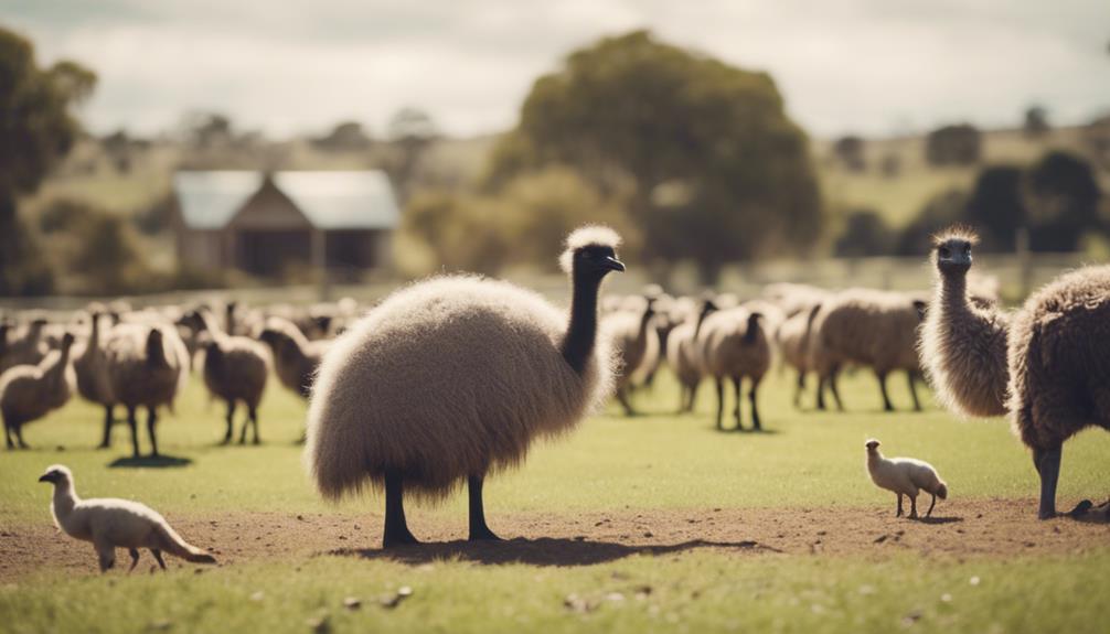 emus in mixed farming